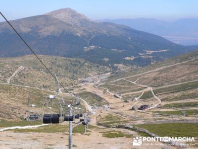 Travesía por la Sierra de la Maliciosa - Senderismo Madrid; mapa de la comunidad de madrid